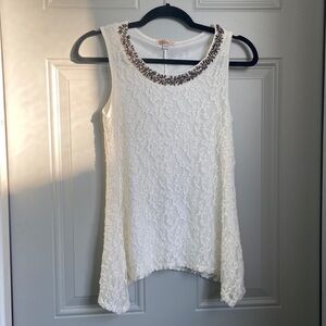 Beaded tank top